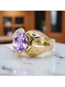 Alexandrit 14k žluté zlato  Vintage style vrc135y